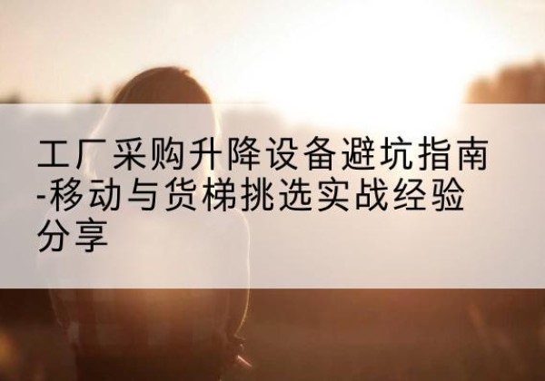 莱山移动式升降机怎么选-工厂采购升降设备避坑指南-移动与货梯挑选实战经验分享